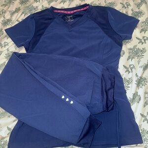 Women’s Heartsoul Navy Blue Scrub Set